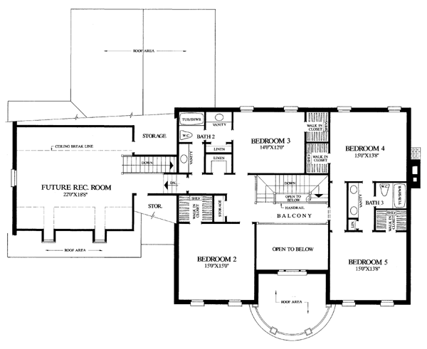 Southern Traditional Level Two of Plan 86211