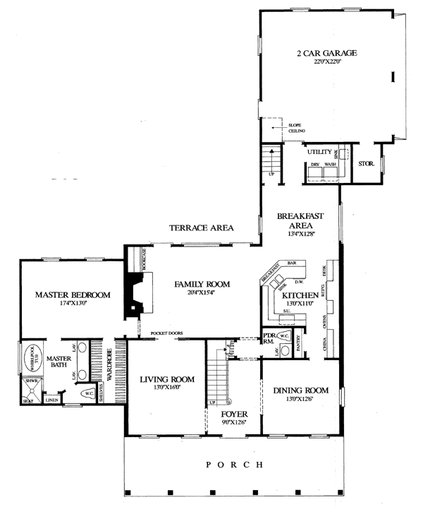 Cottage Country Southern Level One of Plan 86216