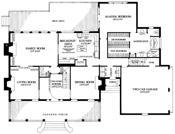 Cape Cod Colonial Cottage Country Farmhouse Southern Traditional Level One of Plan 86227