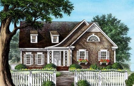 Craftsman Traditional Elevation of Plan 86228