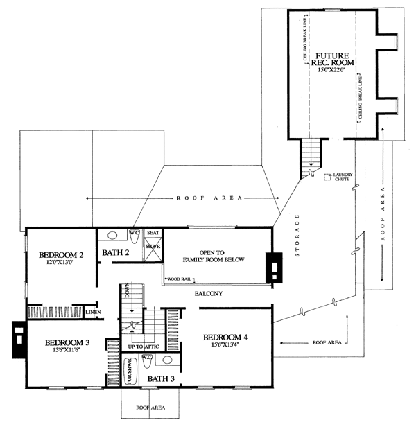 Colonial Southern Level Two of Plan 86229