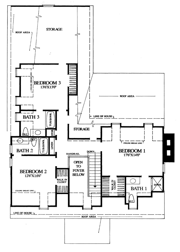 Colonial Traditional Level Two of Plan 86233