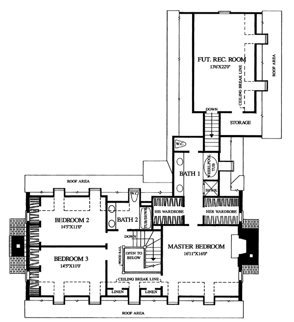 Colonial Traditional Level Two of Plan 86240
