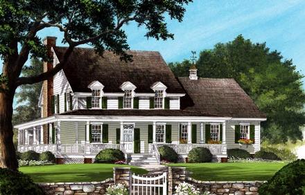 House Plan 86245 Elevation