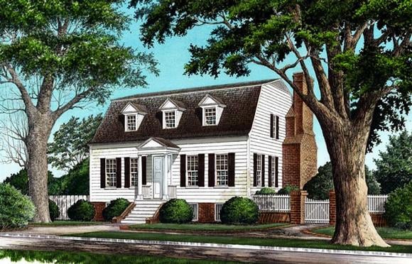 House Plan 86247 Elevation