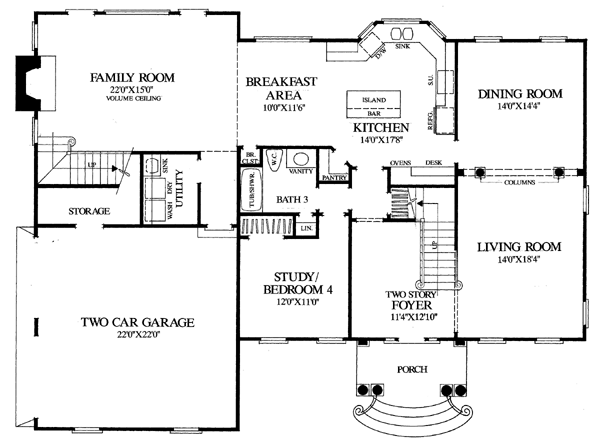 Colonial Level One of Plan 86249