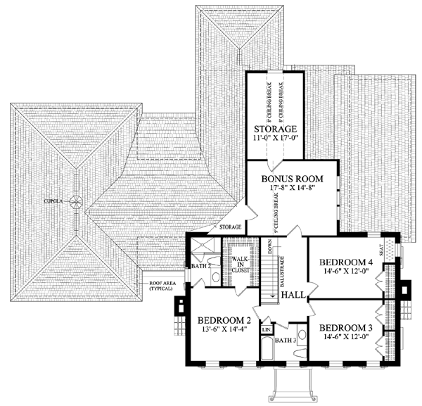 Traditional Level Two of Plan 86250