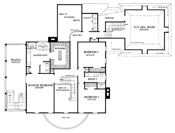 Colonial Southern Level Two of Plan 86253