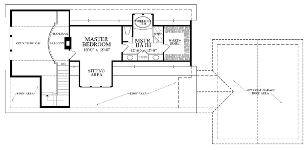 Cape Cod Country Craftsman Traditional Level Two of Plan 86276