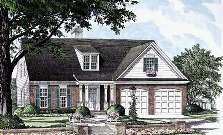 Cottage Traditional Elevation of Plan 86301