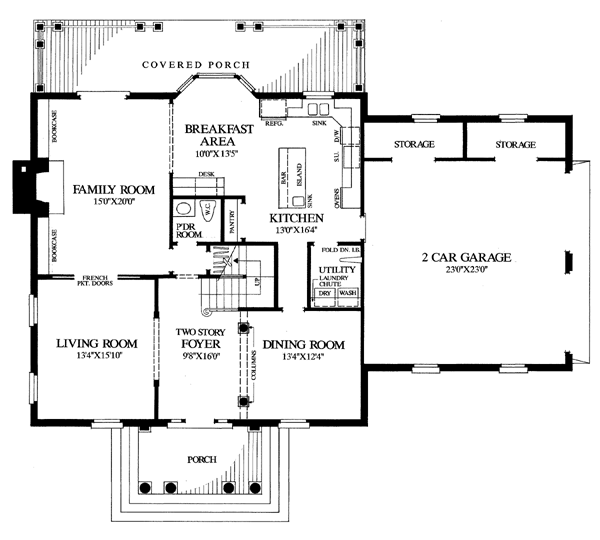 Traditional Level One of Plan 86304