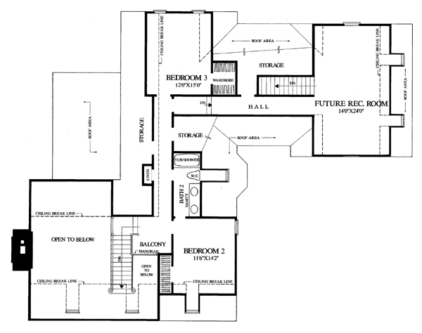 Colonial Traditional Level Two of Plan 86307