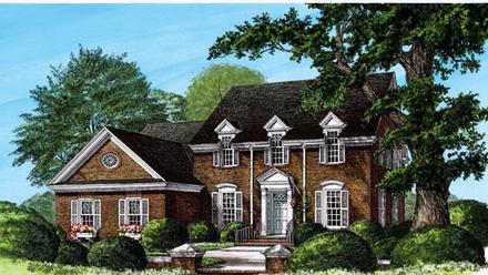 Traditional Elevation of Plan 86310