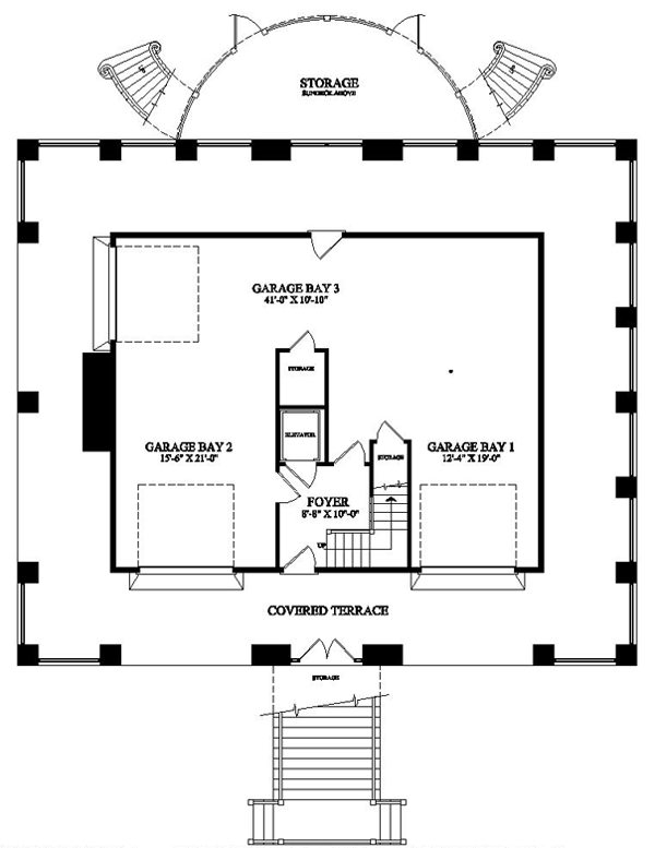  Lower Level of Plan 86312