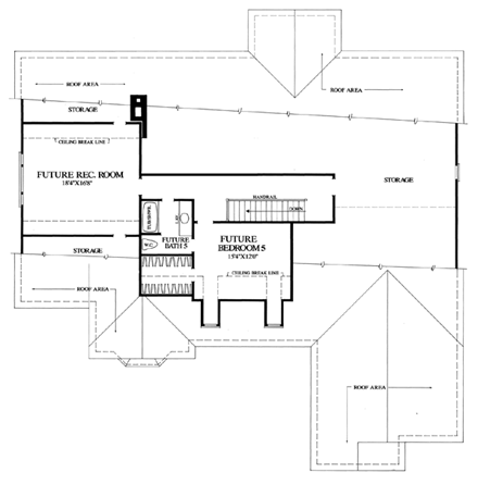 House Plan 86314 Second Level Plan