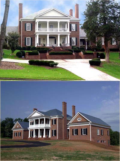 Colonial, Plantation Plan with 4992 Sq. Ft., 5 Bedrooms, 7 Bathrooms, 3 Car Garage Picture 3