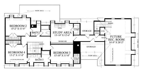 Colonial Traditional Level Two of Plan 86334