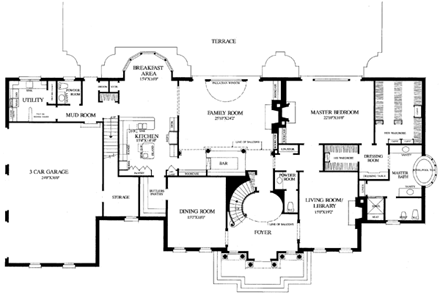House Plan 86335 First Level Plan