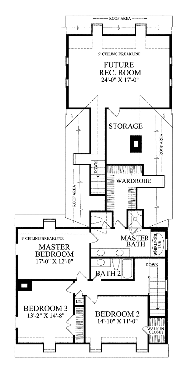 Colonial Traditional Level Two of Plan 86338