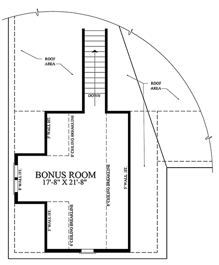 House Plan 86351 Second Level Plan