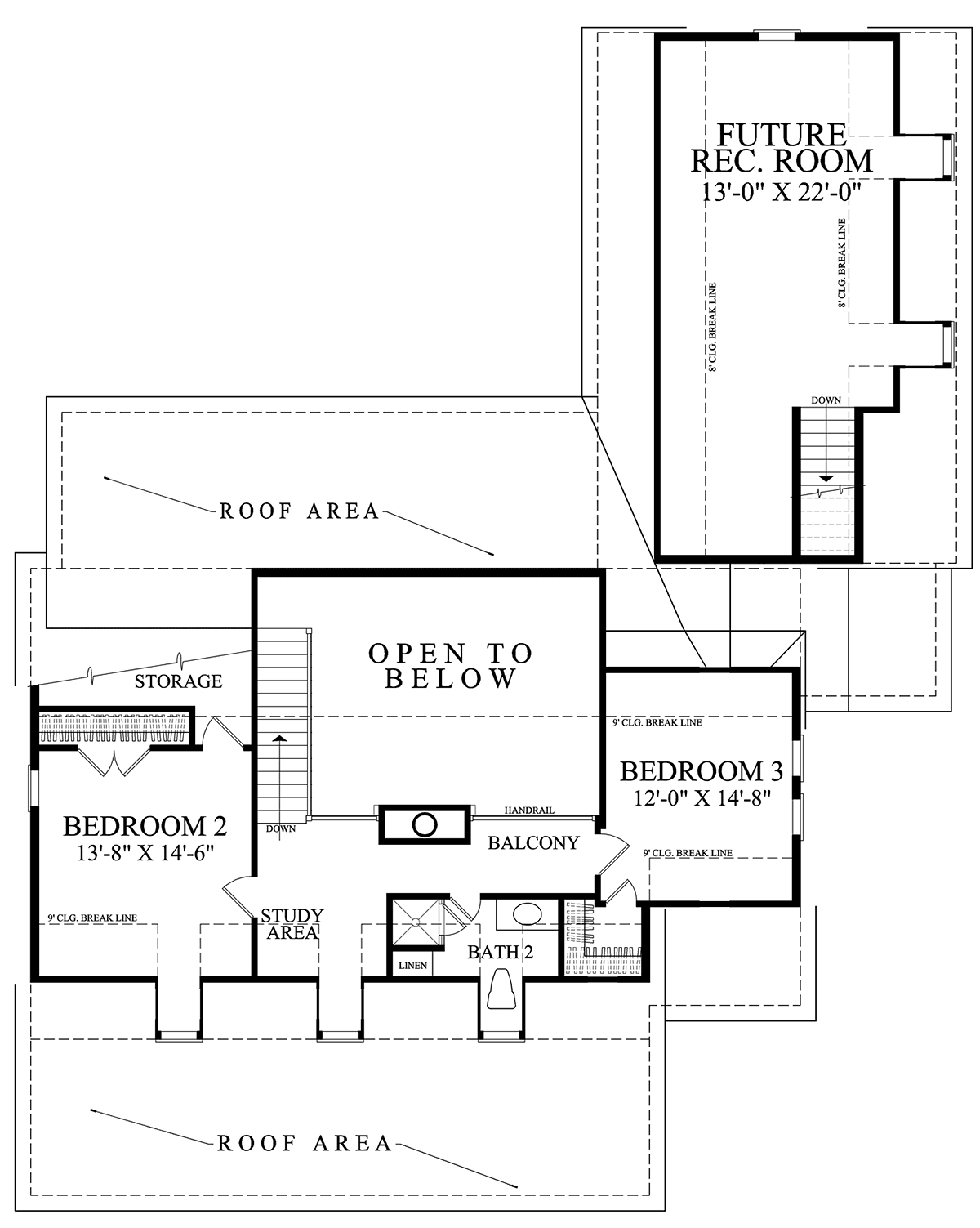 Cottage Country Southern Level Two of Plan 86354