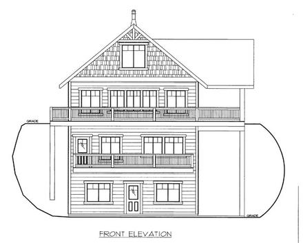  Elevation of Plan 86501