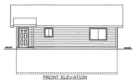  Elevation of Plan 86504