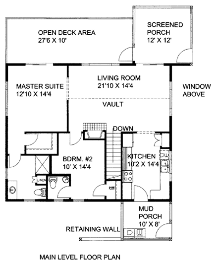 House Plan 86506 First Level Plan