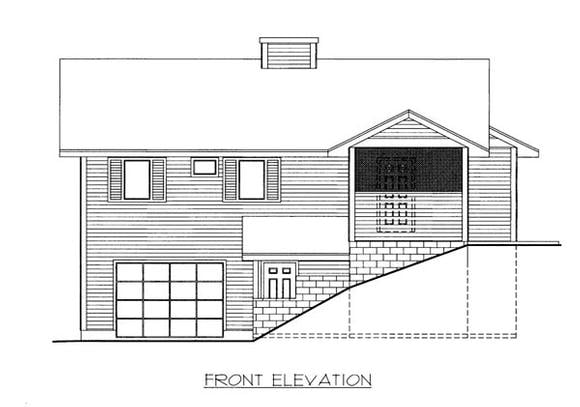 House Plan 86506 Elevation