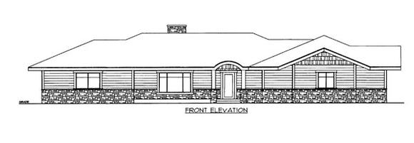 House Plan 86508 Elevation