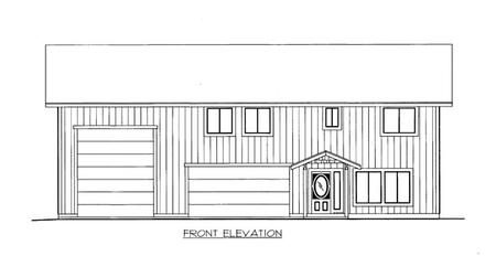  Elevation of Plan 86512