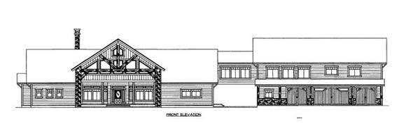 House Plan 86516 Elevation