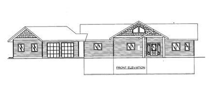  Elevation of Plan 86527