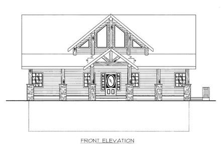  Elevation of Plan 86528