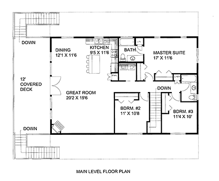 House Plan 86532 Second Level Plan