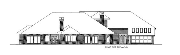 Plan with 4479 Sq. Ft., 2 Bedrooms, 4 Bathrooms, 5 Car Garage Picture 2