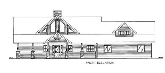 House Plan 86537 Elevation