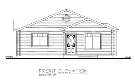  Elevation of Plan 86541