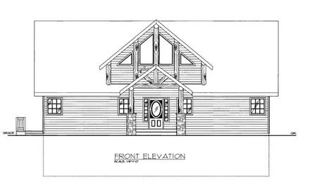 House Plan 86544 Elevation