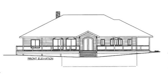 House Plan 86545 Elevation