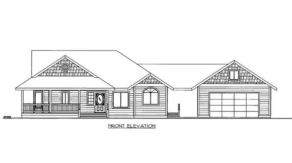 House Plan 86549 Elevation