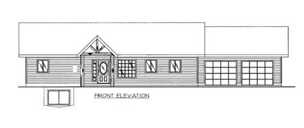 House Plan 86557 Elevation