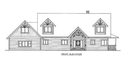  Elevation of Plan 86559