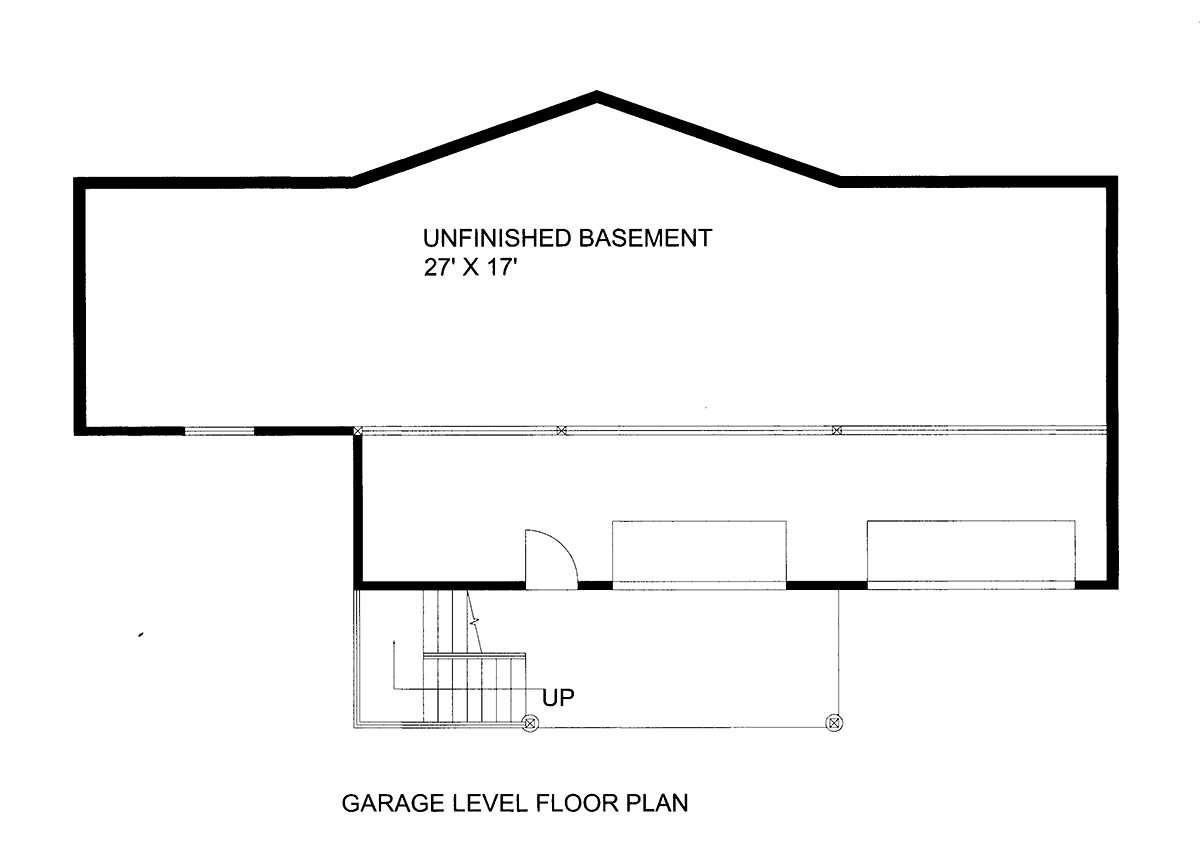 House Plan 86560 Lower Level
