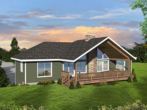 House Plan 86560 Elevation