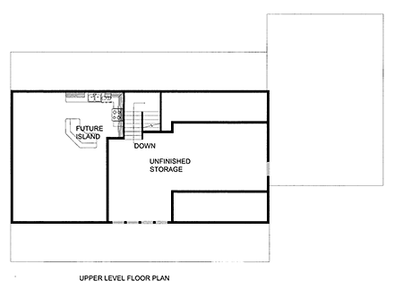 House Plan 86561 Second Level Plan