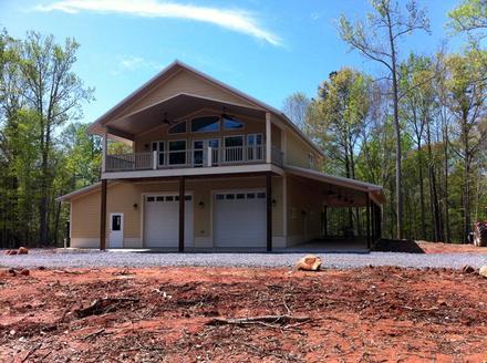 Contemporary Farmhouse Elevation of Plan 86568