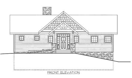  Elevation of Plan 86569