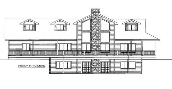 House Plan 86570 Elevation