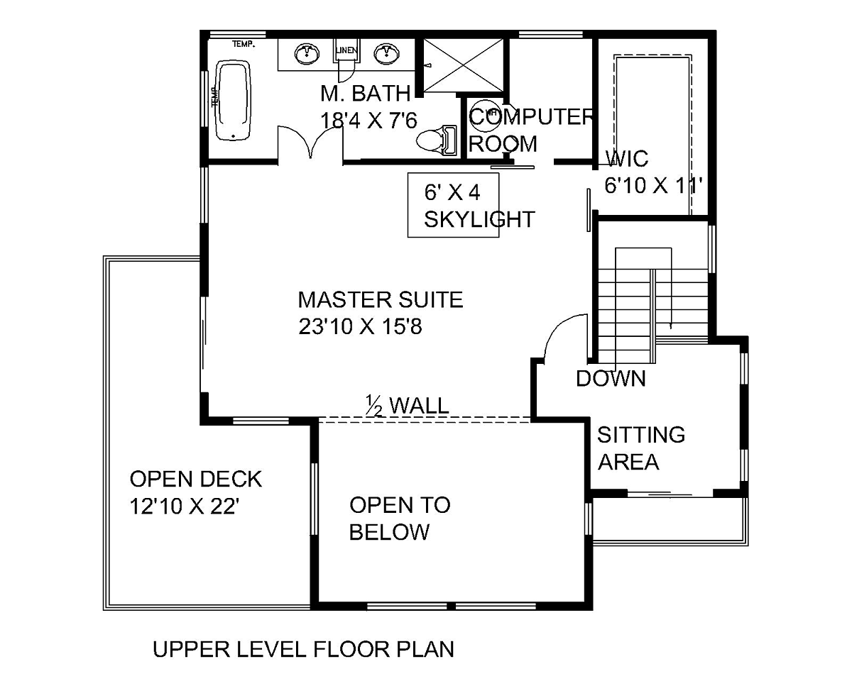 Southwest Level Two of Plan 86572